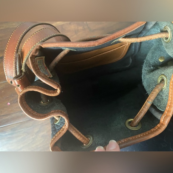 Dooney & Bourke All Weather Leather Pebble Drawstring Bag - Picture 5 of 6